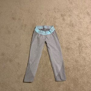 GymShark cropped leggings - gray
